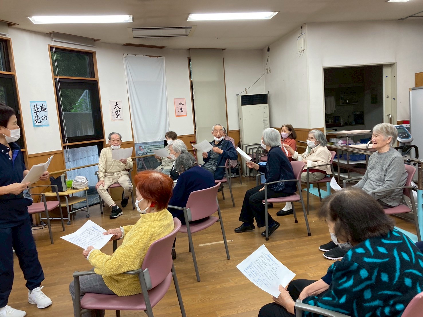 実りの秋🍁　笑顔の花が咲きました✿デイサービスセンター南清苑イメージ