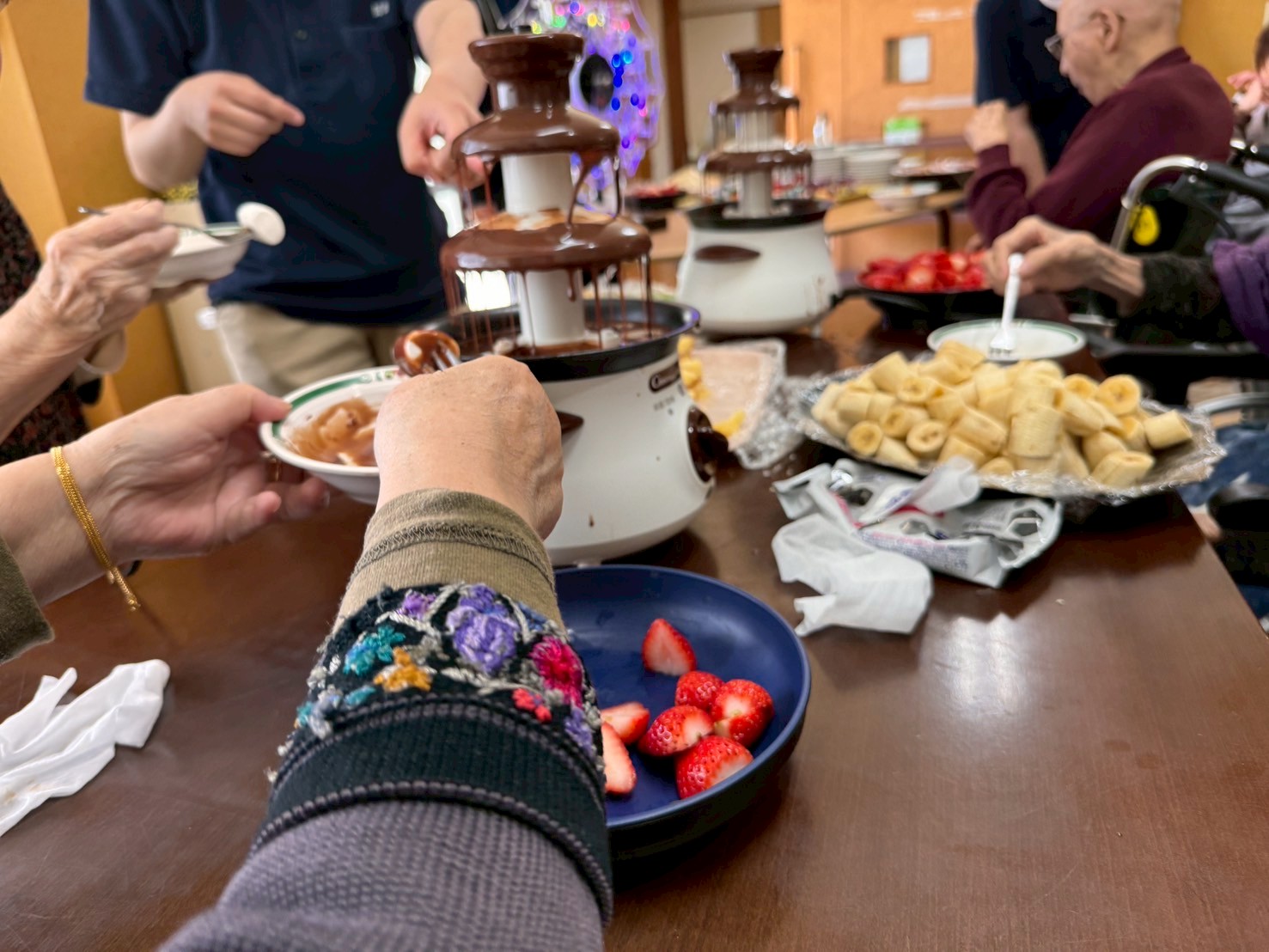 チョコフォンデュ食会開催しました🍫木更津南清苑イメージ